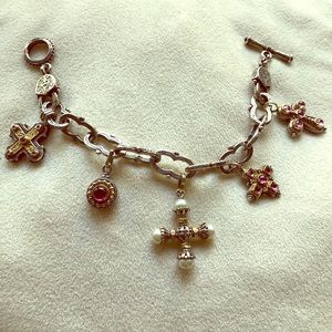 Konstantino Cross Bracelet Sterling 18k